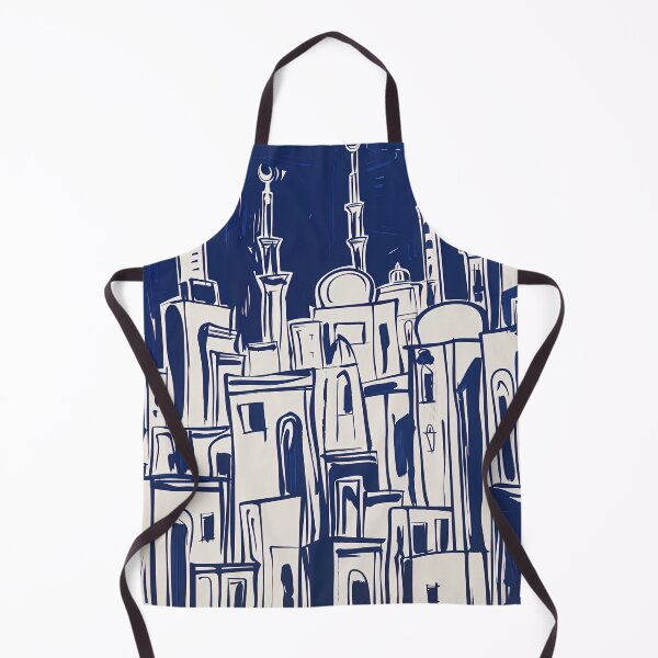 Item preview, Cairo, Egypt - Blue Abstract Art designed and sold by shadow-bloom.