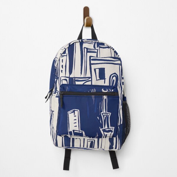 Item preview, Cairo, Egypt - Blue Abstract Art designed and sold by shadow-bloom.
