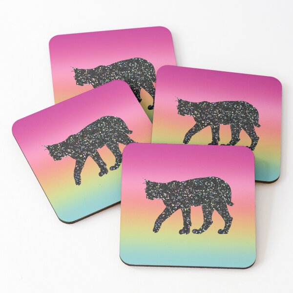 Item preview, Glittery bobcat designed and sold by Ana Gorozpe.
