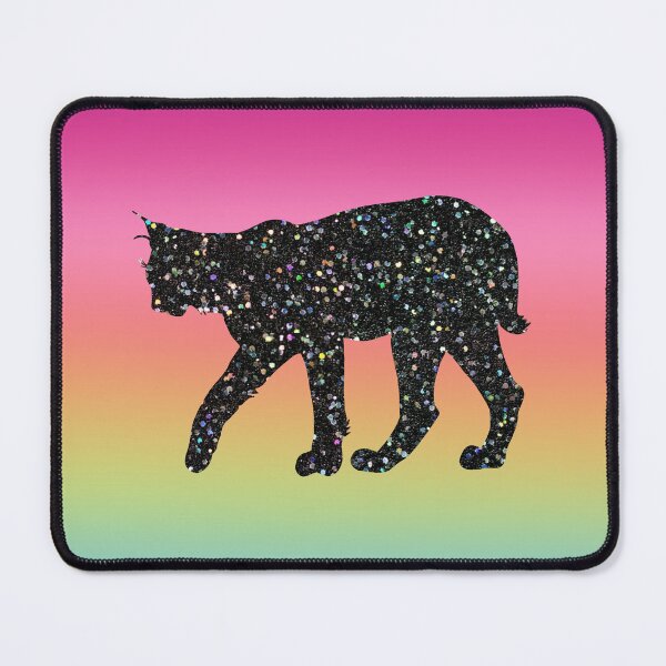 Item preview, Glittery bobcat designed and sold by Ana Gorozpe.