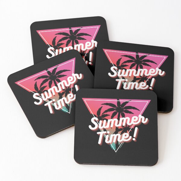 Item preview, Retro Summer Time Synthwave Palm Trees Art designed and sold by THE_OPULENCE.