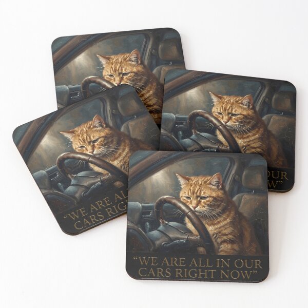 Item preview, We Are All In Our Cars Right Now - Funny Introvert Meme. designed and sold by WorldShop17.