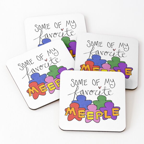 Item preview, Some of My Favorite Meeple (Light Backgrounds) designed and sold by E-B-Designs.