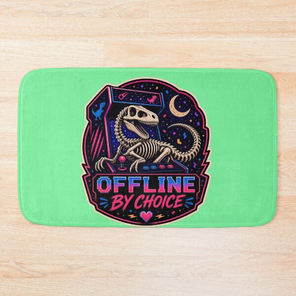 Item preview, Velociraptor Skeleton Print Arcade Offline By Choice designed and sold by logicfun.