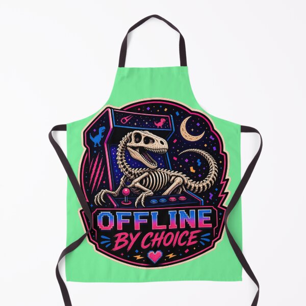 Item preview, Velociraptor Skeleton Print Arcade Offline By Choice designed and sold by logicfun.