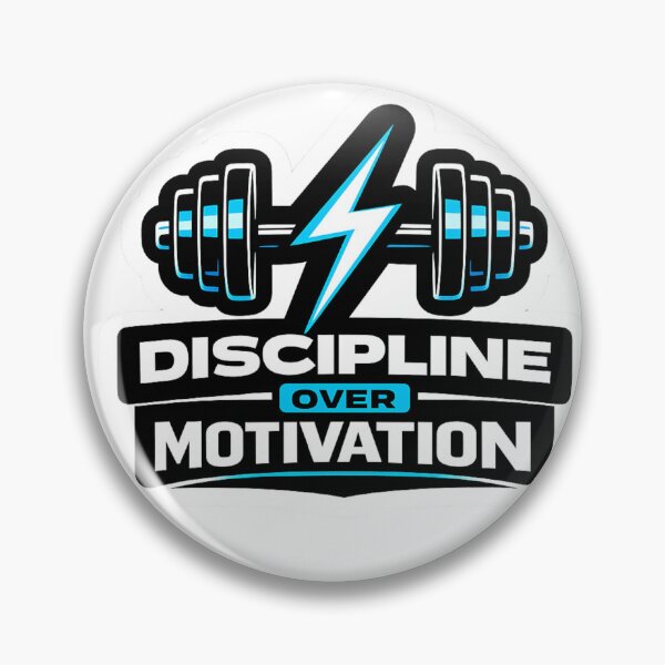 Item preview, Discipline Over Motivation Gym Quote Dumbbell designed and sold by Digistore1221.
