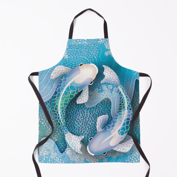 Item preview, Turquoise Zen Koi Fish designed and sold by Karin Taylor.