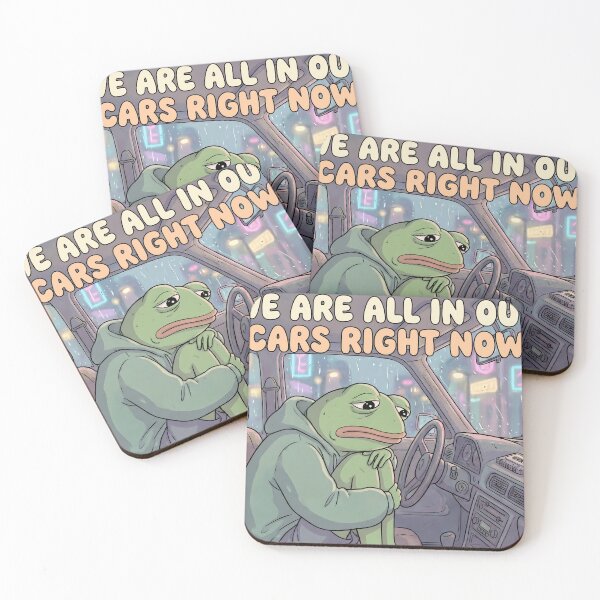 Item preview, We Are All In Our Cars Right Now - Funny Introvert Meme. designed and sold by WorldShop17.