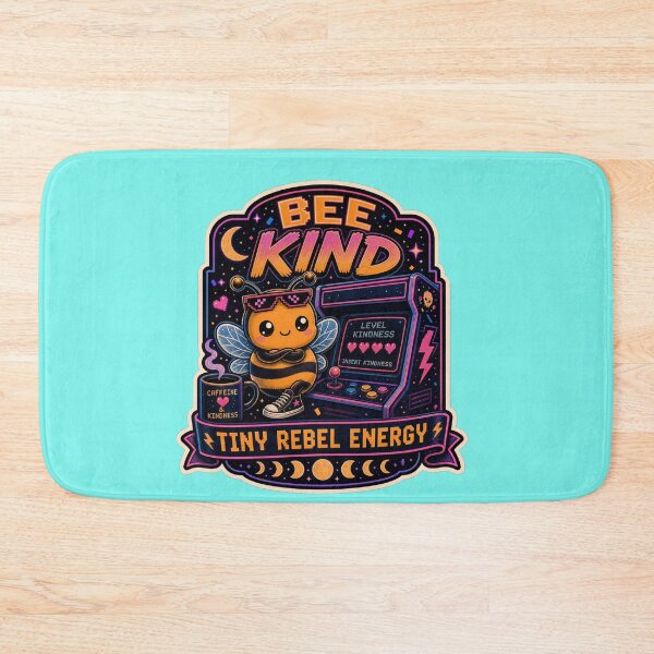 Item preview, bee kind Arcade Tiny Rebel Energy designed and sold by logicfun.