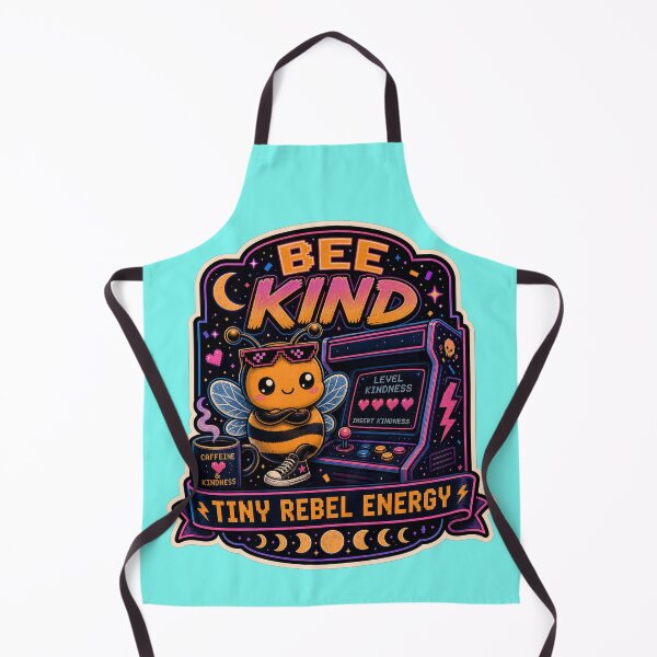 Item preview, bee kind Arcade Tiny Rebel Energy designed and sold by logicfun.