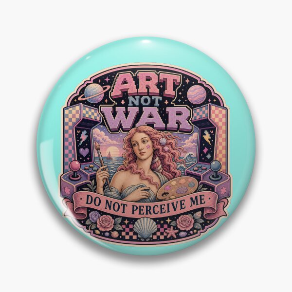Item preview, ART NOT WAR Seaside Do Not Perceive Me designed and sold by logicfun.