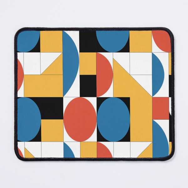 Item preview, Bold Bauhaus Geometric Pattern | Primary Colour Circles Seamless Repeat designed and sold by Midnight Veil Designs.