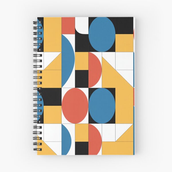Item preview, Bold Bauhaus Geometric Pattern | Primary Colour Circles Seamless Repeat designed and sold by Midnight Veil Designs.