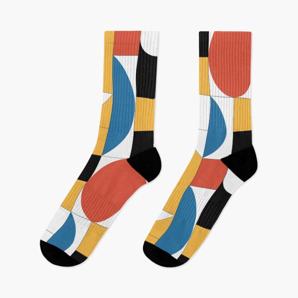 Item preview, Bold Bauhaus Geometric Pattern | Primary Colour Circles Seamless Repeat designed and sold by Midnight Veil Designs.