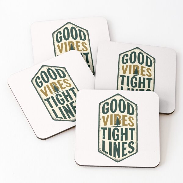 Item preview, Good Vibes Tight Lines Fishing designed and sold by esadesigns.