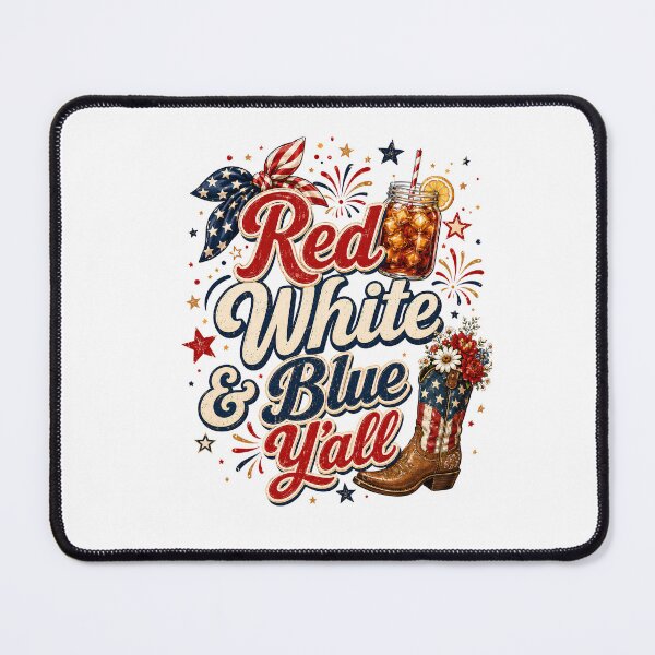 Item preview, Red White & Blue Yall | 4th of July designed and sold by Katybmadeit.