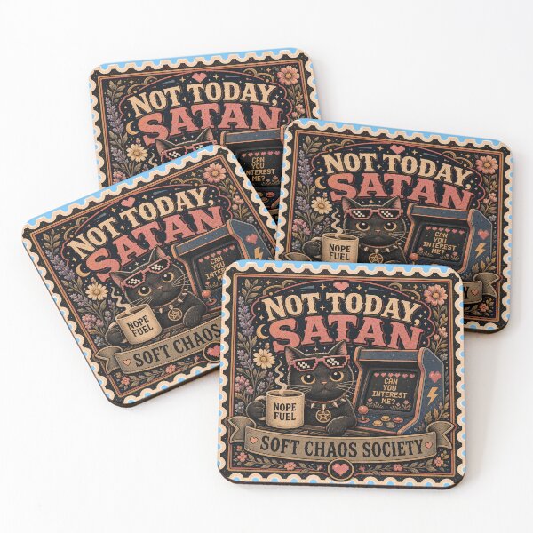 Item preview, "Not Today, Satan" Graphic Garden Soft Chaos Society designed and sold by logicfun.