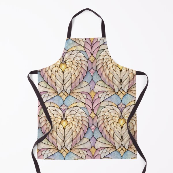 Item preview, Angel Wing Stained Glass Heart Pattern designed and sold by Dresut.