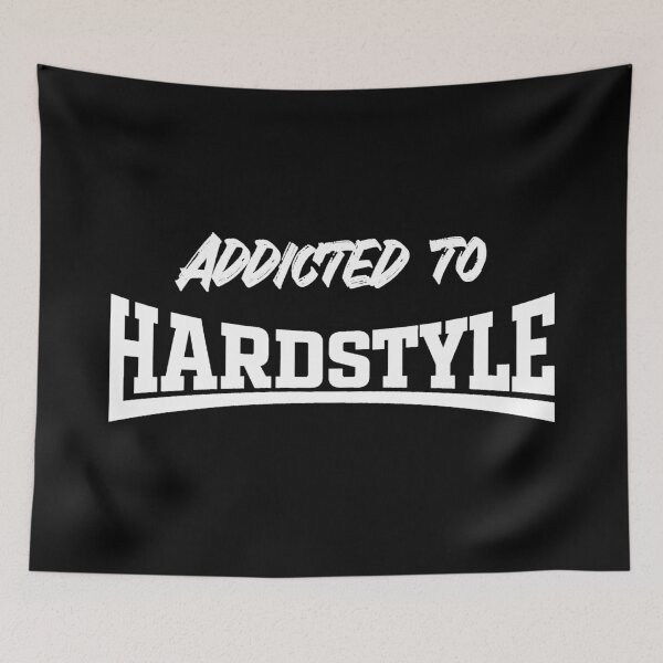 Item preview, Addicted To Hardstyle EDM Rave Festival Typography designed and sold by SPAZE-Typo.