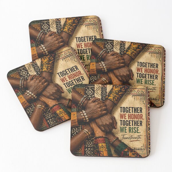 Item preview, Juneteenth - Together We Honor. Together We Rise. (#0302H004JU) designed and sold by SarVonne Serenity Moments.