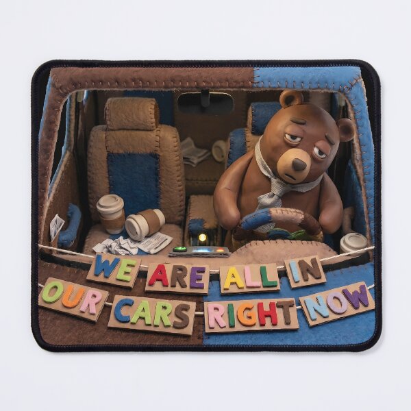 Item preview, We Are All In Our Cars Right Now - Funny Introvert Meme designed and sold by WorldShop17.