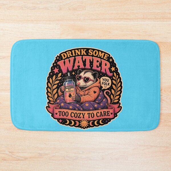 Item preview, drink some water you Folk Too Cozy To designed and sold by logicfun.