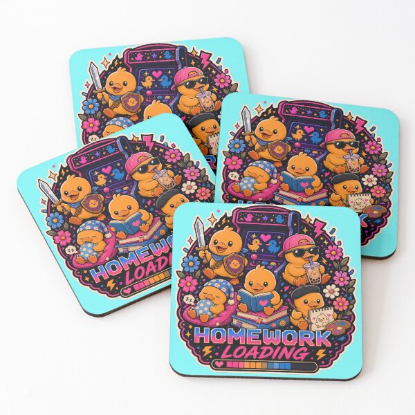 Item preview, cute ducks pack Arcade Homework Loading designed and sold by logicfun.