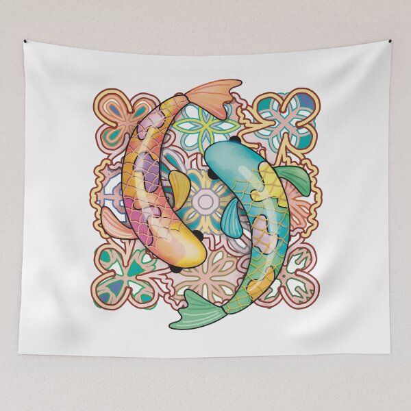 Item preview, Koi Fish Pond Paradigm Yin Yang Mandala designed and sold by Karin Taylor.