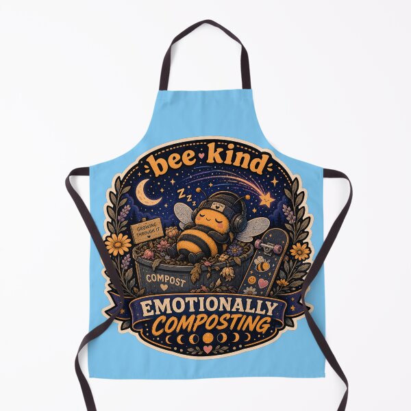 Item preview, bee kind Midnight Emotionally Composting designed and sold by logicfun.