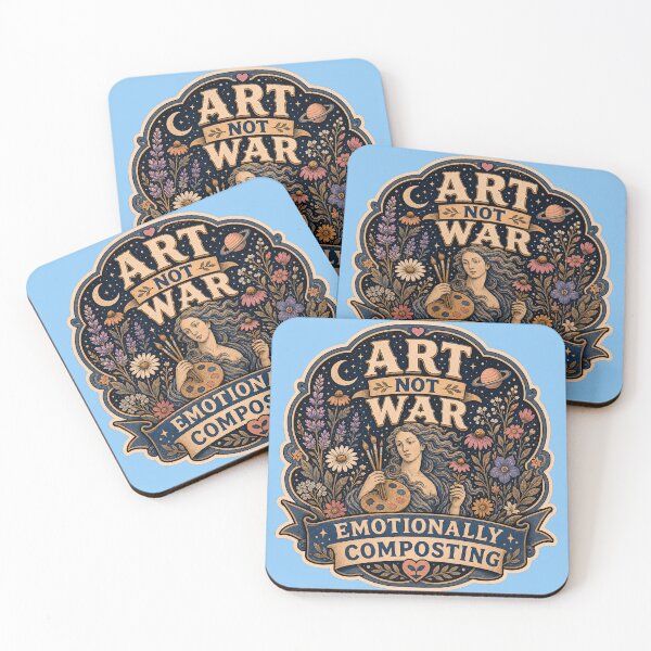 Item preview, ART NOT WAR Wildflower Emotionally Composting designed and sold by logicfun.