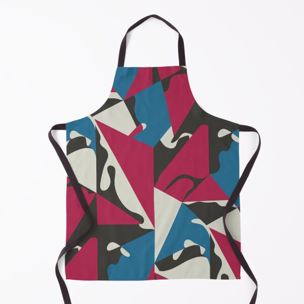 Item preview, Bold Avant-Garde Geometric Pattern | Magenta Teal Abstract Seamless Repeat designed and sold by Midnight Veil Designs.