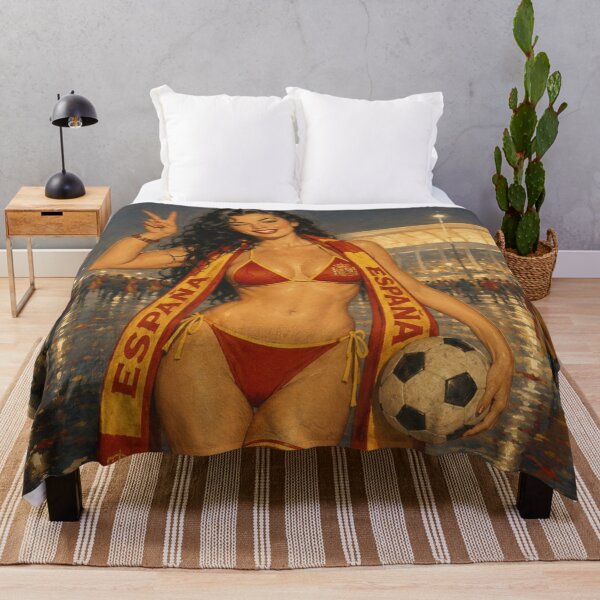 Item preview, Vintage Football Fan Pinup – Retro Soccer Celebration Girl designed and sold by Cosplayvintage.