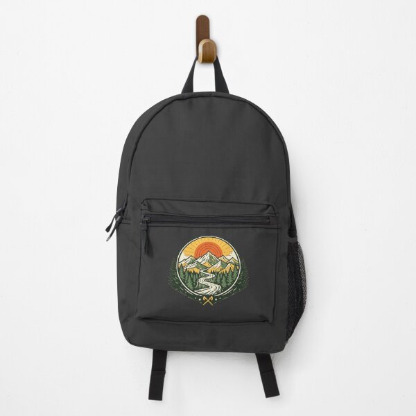 Item preview, Mountain Sunset Trail Outdoor Badge designed and sold by Corvoria.