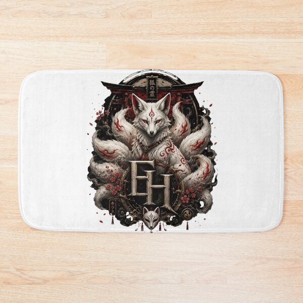 Item preview, Kitsune Spirit – Mystical Japanese Fox Yokai Fantasy Art designed and sold by Joyfulfabric.