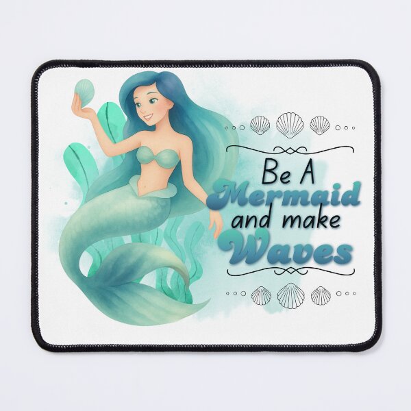 Item preview, Be a Mermaid and Make Waves — Ocean Fantasy Art designed and sold by DonnaRaine.