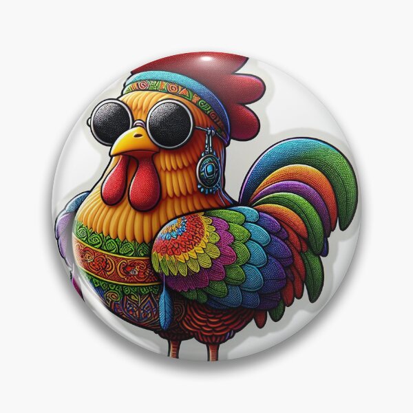 Item preview, The Hippie Chicken designed and sold by lovesdmg.