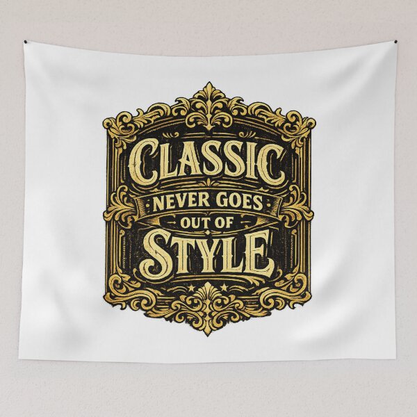 Item preview, Classic Never Goes Out Of Style – Minimalist Typography designed and sold by MedRoh.