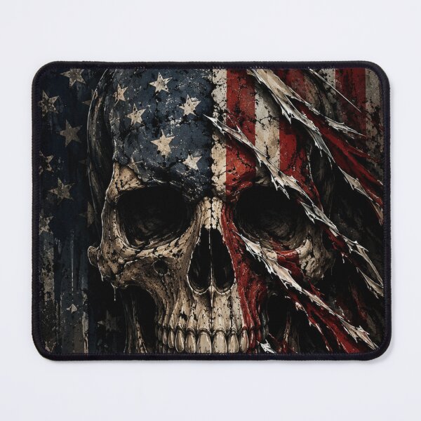 Item preview, Torn patriotism and fractured skull designed and sold by RawEdgeStudios.