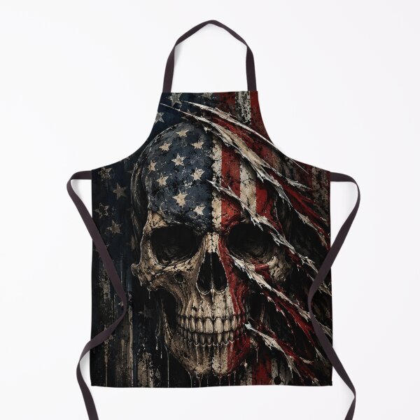 Item preview, Torn patriotism and fractured skull designed and sold by RawEdgeStudios.