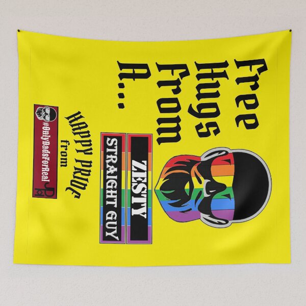 Item preview, Free Hugs Zesty Straight Guy (Yellow) *More Colors Available in Collection designed and sold by OnlyDadsForReal.