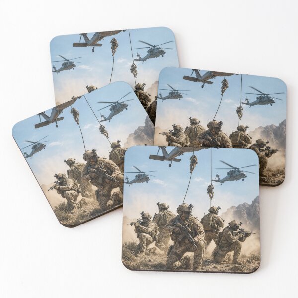 Item preview, Marines Fast Roping Combat Landing designed and sold by castillomiami.