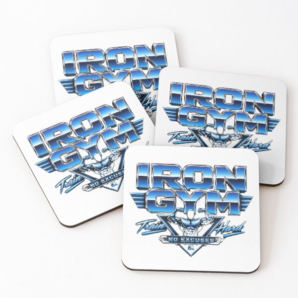 Item preview, Iron Gym Retro Chrome 80s Bodybuilding Motivation designed and sold by Digistore1221.