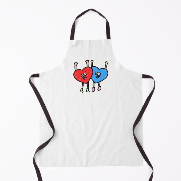 Item preview, Cute Heart red and blue designed and sold by kanaehonkawa.