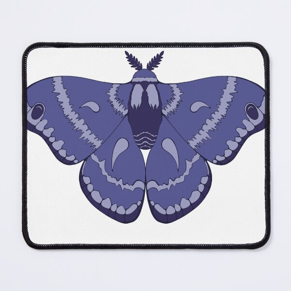 Item preview, Fluffy Blue Silk Moth designed and sold by AvaDCreative.