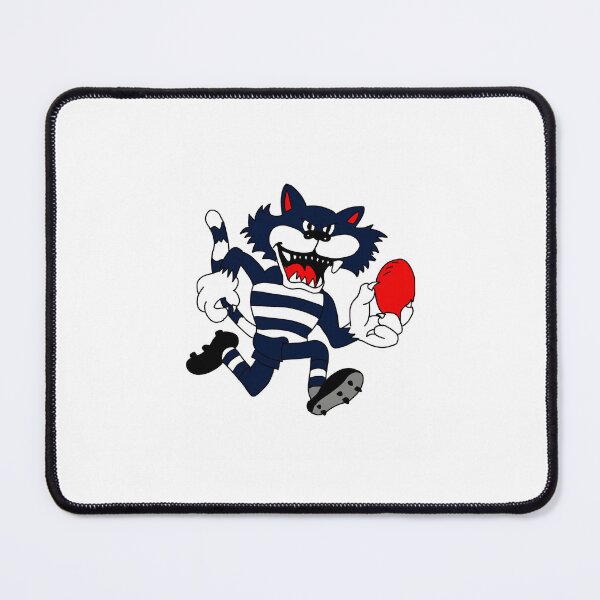 Item preview, Geelong Cats AFL VFL Retro Mascot Logo designed and sold by Luke Foran Sports Art.