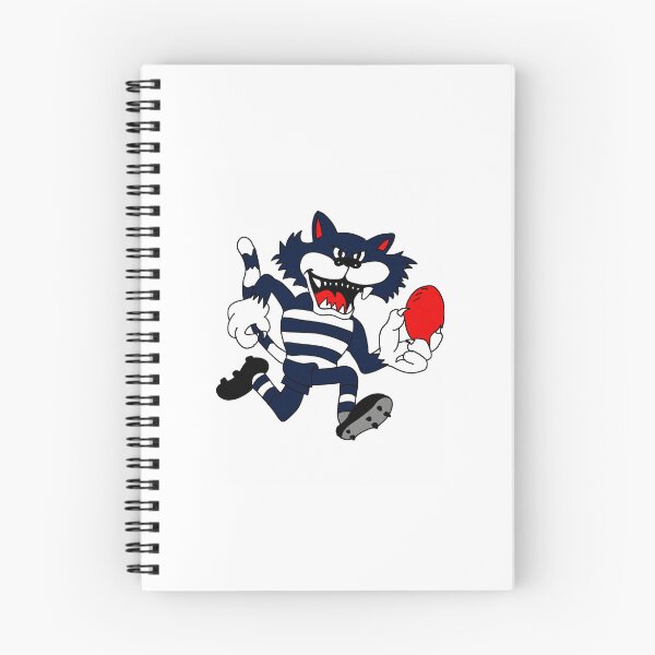 Item preview, Geelong Cats AFL VFL Retro Mascot Logo designed and sold by Luke Foran Sports Art.