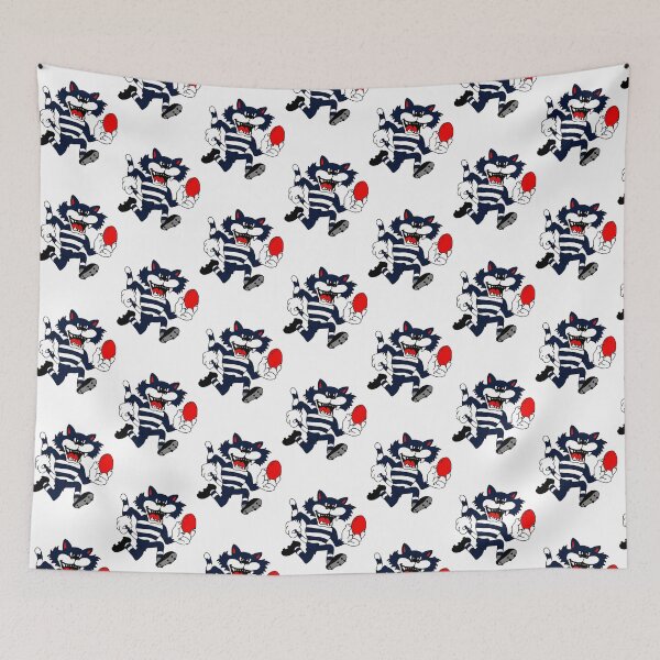 Item preview, Geelong Cats AFL VFL Retro Mascot Logo designed and sold by Luke Foran Sports Art.