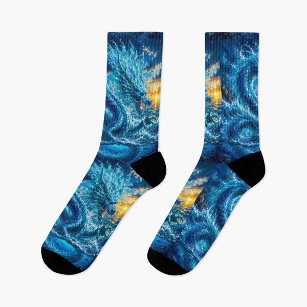 Item preview, ⚡ ELEMENTAL DRAGONS COLLECTION ⚡- OCEAN designed and sold by WheelieGdArt.