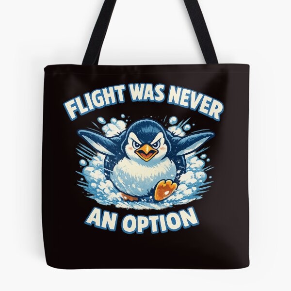 Item preview, Flight Was Never an Option Penguin designed and sold by FrameFlow.