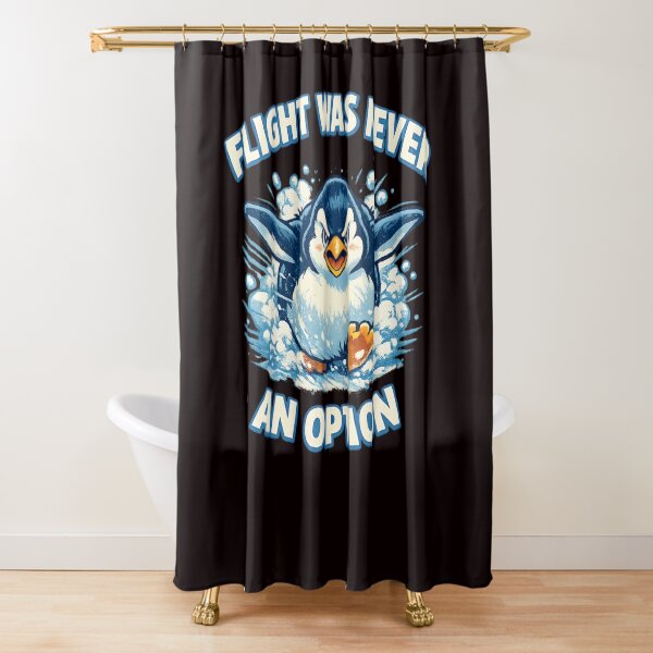 Item preview, Flight Was Never an Option Penguin designed and sold by FrameFlow.